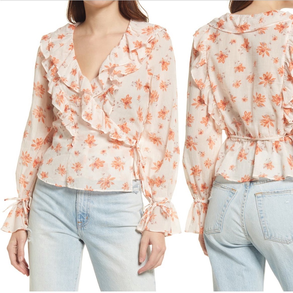 Free people Amanda ruffle top